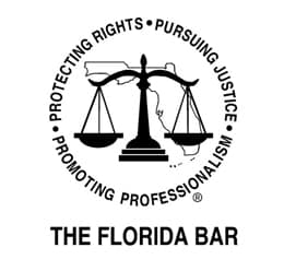 "The Florida Bar", Black & White logo 