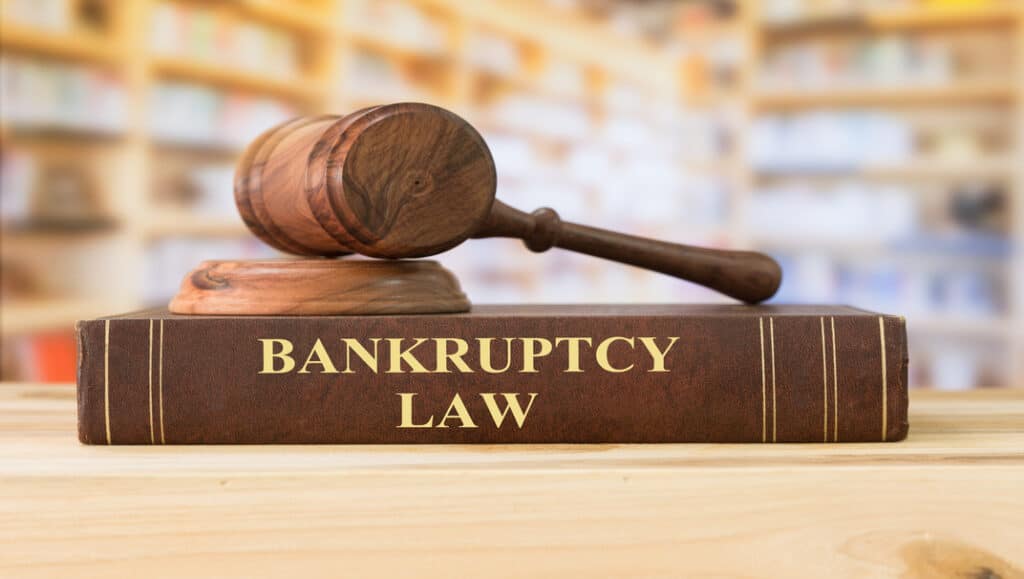 Definition of Bankruptcy, Law Book, Legal gavel, Bankruptcy Lawyer